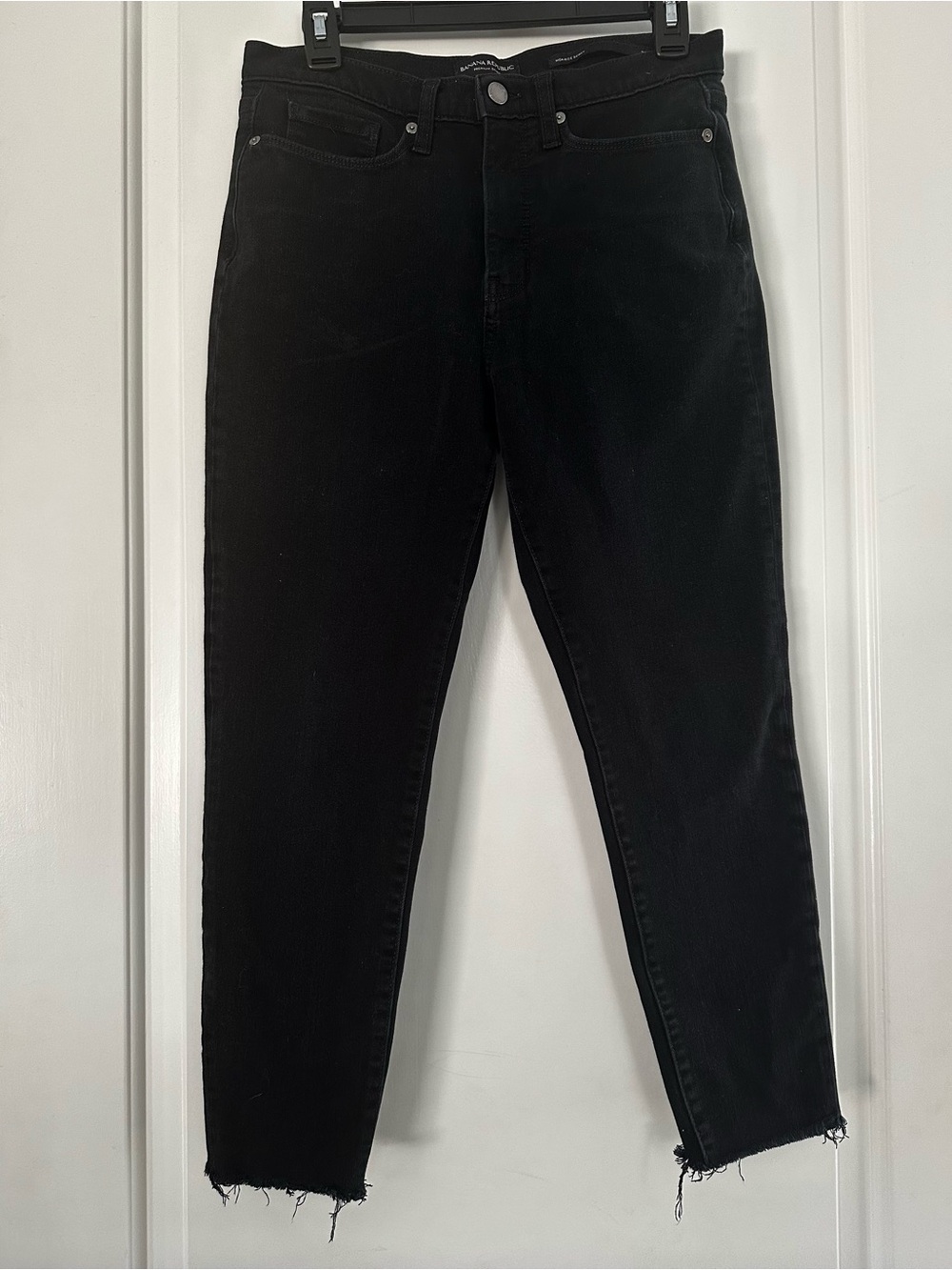 Banana Republic Black High-Rise Ankle Jeans